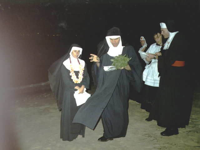 Black Veiling Of Sister Nina