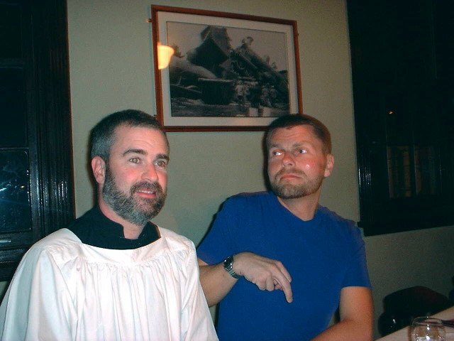 Dinner At Town Hall Hotel Newtown 9 July 2002