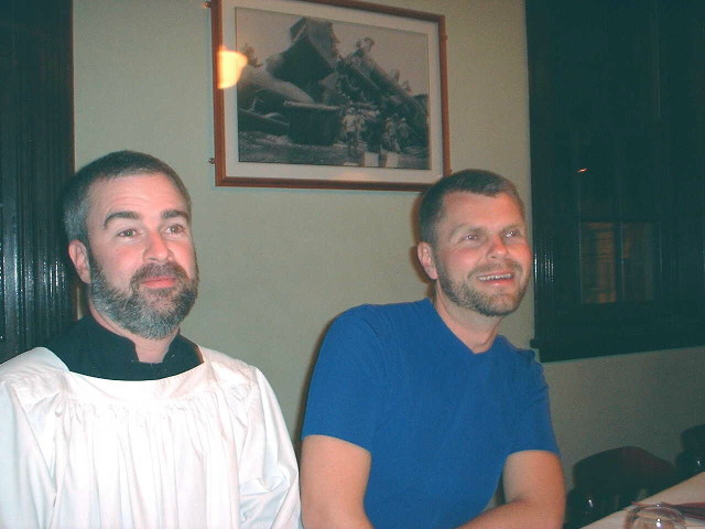 Dinner At Town Hall Hotel Newtown 9 July 2002