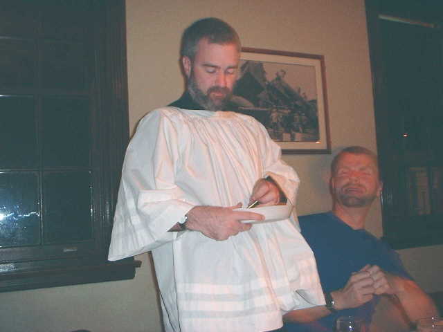 Dinner At Town Hall Hotel Newtown 9 July 2002