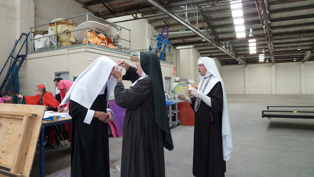 Mardi Gras Workshop Blessing 12/12/2015