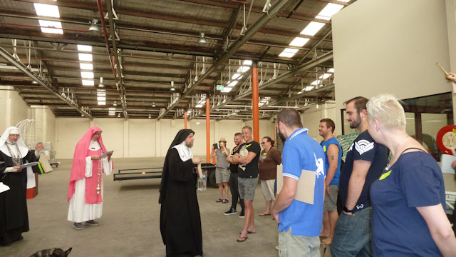 Mardi Gras Workshop Blessing 12/12/2015