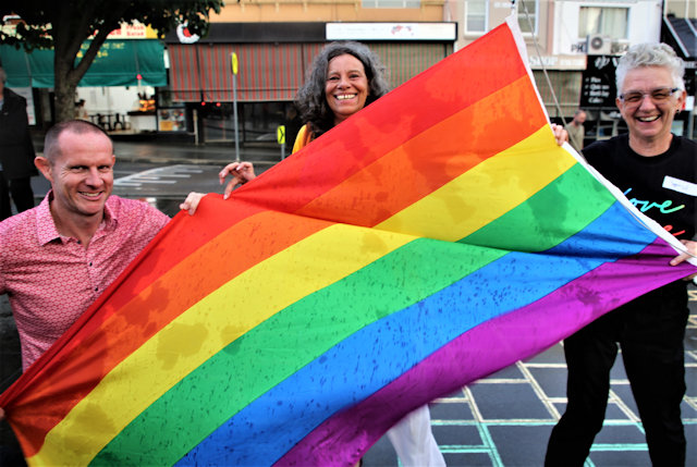 Inner West Council raises the flag
