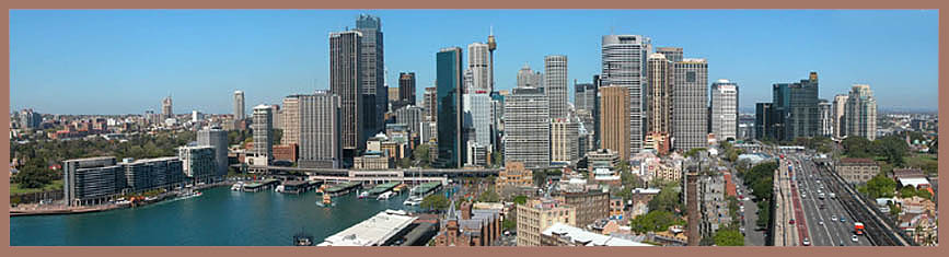 PANORAMA from HARBOUR BRIDGE PYLON